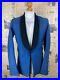 Vintage 1960’s blue’ Beever’ drape coat / uniform size 36 long