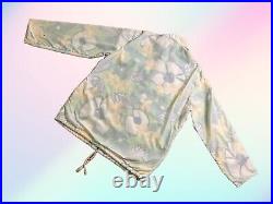Vintage 1960s LIBERTY HOUSE tiki barkcloth nylon zip windbreaker jacket Size L
