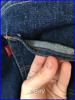 Vintage 1960s Levi's 505-0217 Denim Jeans Big E 38/30 37/30 505 #5 Talon 42