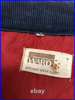 Vintage 1960s Montgomery Ward? Denim Work Jacket Sz XL