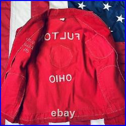 Vintage 1964 FHA Future Homemakers of America Women's Red Corduroy Jacket 40 FFA