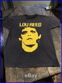 Vintage 1970s Lou Reed Rock & Roll Animal Band T Shirt