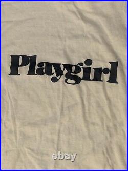 Vintage 1970s PLAYGIRL gay Culture Tee T-shirt VINTAGE