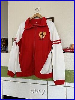 Vintage 1970s RARE Ferrari Zip Up Track Jacket Large