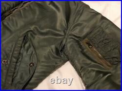 Vintage 1974 USAF Flight Jacket Type MA1 LARGE