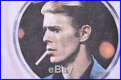 Vintage 1976 David Bowie On Stage Concert Tour T-shirt Sz. S M Rare, Rock, Original