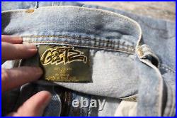 Vintage 1980's GEETZ Jeans 1989 Merry Go Round Men's size 36x34 EUC Buckles