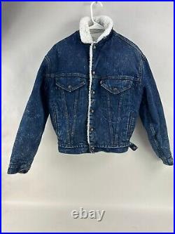 Vintage 1980s Stonewash Levi's Jeans Jacket Size XL