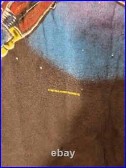 Vintage 1987 Iron Maiden Somewhere In Time On Tour T-Shirt M Single Stitch