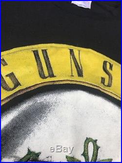 Vintage 1987 Original Guns N Roses Tee Shirt Tour Concert L
