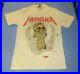 Vintage 1989 METALLICA Justice/One/Landmine Concert Tour T-Shirt M Pushead Art