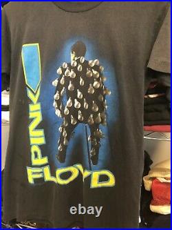 Vintage 1989 Pink Floyd Concert Tour T-Shirt Brockum S/M Rare! Faded Perfect
