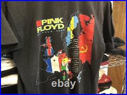 Vintage 1989 Pink Floyd Concert Tour T-Shirt Brockum S/M Rare! Faded Perfect