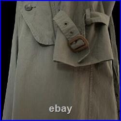 Vintage 1990's Ralph Lauren Double Breasted Belted Trench Coat Size Medium