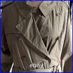 Vintage 1990's Ralph Lauren Double Breasted Belted Trench Coat Size Medium