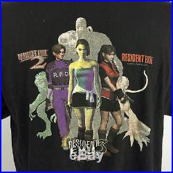 Vintage 1990's Resident Evil 90s Video Game T Shirt Capcon XL Computer PC XL/L
