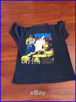 Vintage 1990s Tupac Shakur RIP Shirt Large XL 90's Hip Hop Rap Tee 2PAC YEEZY