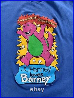 Vintage 1992 Barney T-shirt Size XL by the lyons group