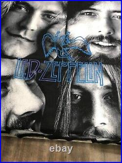 Vintage 1993 Led Zeppelin All Over Print Faces T Shirt Sz XL Rare