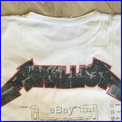 Vintage 1993 Metallica Stage Set Europe Nowhere Else To Roam 1991 Shirt