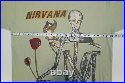 Vintage 1993 Nirvana Incesticide Shirt Size XL Kurt Cobain 90s