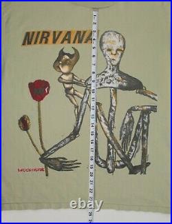 Vintage 1993 Nirvana Incesticide Shirt Size XL Kurt Cobain 90s