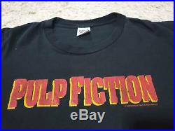 Vintage 1994 Pulp Fiction Authentic T Shirt Large 90s Tarantino Single Stitch