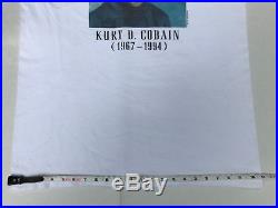 Vintage 1995 Nirvana Kurt Cobain Child Memorial T-Shirt Giant XL Tultex Unworn