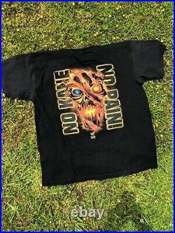 Vintage 1998 WWF Kane T-shirt size XL WWE 100 % COTTON WRESTLING WCW