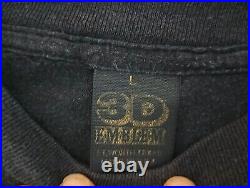 Vintage 3D Emblem 1987 Harley Davidson T-shirt Faded Black Single Stitch Large
