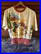 Vintage 40’s-50’s Gaberdine Rayon Wild Horses Printed Pullover Collectable Shirt