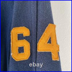 Vintage 50s 60s Champion Running Man Wool School Varsity Jacket Made in USA