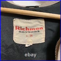 Vintage 50s 60s Cropped Ricky Jacket Rockabilly Gabardine Size Small 38 USA