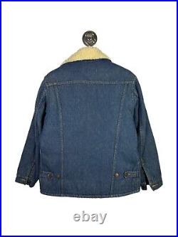 Vintage 50s/60s Sears & Roebucks Sherpa Lined Denim Work Jacket Size Large