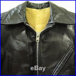 Vintage 50s Schott Perfecto Motorcycle Leather Jacket Mens 38 Biker Steerhide