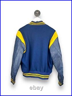 Vintage'58/'59 Football Champs Embroidered Varsity Jacket Size 46 Large 1950s