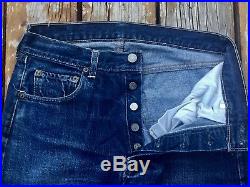 Vintage 60's LEVI'S Big E Redline 501 Denim JEANS 30 waist