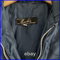 Vintage 60s 70s Moncler Full Zip Lightweight Ski Jacket 46 Made in France