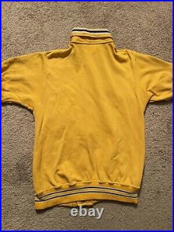Vintage 60s 70s Wilson Alden Bulldogs Basketball Warm Up Shirt XS Extra Small