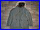 Vintage 60s N3B Hooded Parka Jacket Snorkel Military Fur Hood USAF Men’s Large