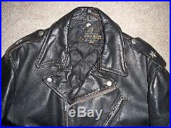 Vintage 60s Schott Perfecto One Star Motorcycle Rockabilly Jacket 618 Men's 44