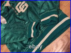 Vintage 60s WILSON CG Basketball Talon Zip Pullover Warm Up Satin Jacket Sz. 38