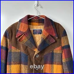 Vintage 70s Discovery by Silton Plaid Jacket size 42