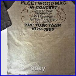 Vintage 70s Fleetwood Mac 1979 The Tusk Tour Rock Concert Band Tee T-Shirt M