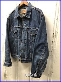 Vintage 70s Levi's Type 3 Jacket Size 44 Made in USA