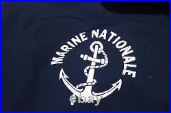 Vintage 70s Marine Nationale French N-1 Deck Jacket Size L/XL