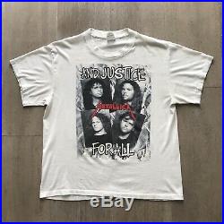 Vintage 80s 90s Metallica And Justice for All T-Shirt