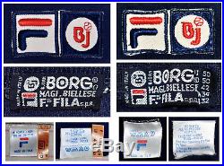 Vintage 80s FILA BJ Bjorn Borg Settanta Tennis Track Jacket + Pants Tracksuit 40