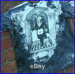 Vintage 80s Mosquitohead Freemason T Shirt Large Rap Tee Nirvana Wu Tang