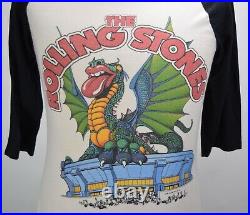 Vintage 80s Rolling Stones 1981 Seattle Space Needle Rock Tour T Shirt M Rare